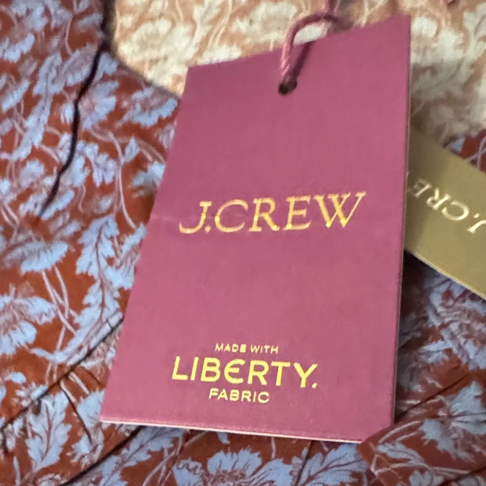 J. Crew Purple Floral Button-Down Blouse